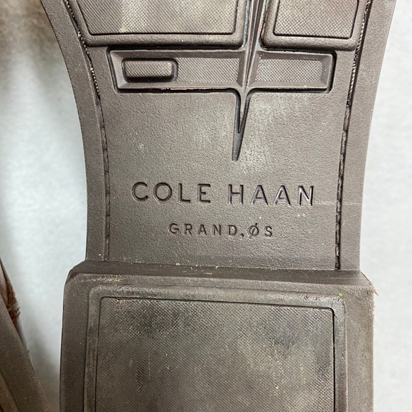 Cole Haan Shoes Mens 10.5 Brown Leather Grand OS Oxford Cap Toe Dress Brogue main image 6
